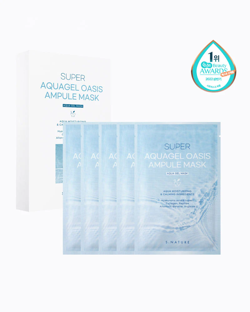 S.NATURE Super Aqua Gel Oasis Ampule Mask - Image 6