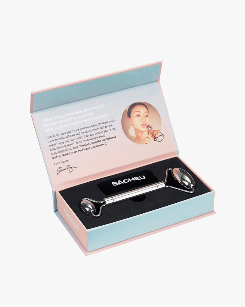 SACHEU Stainless Steel Facial Roller - Image 2
