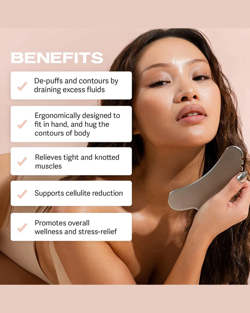 SACHEU Stainless Steel Body Gua Sha - Image 4