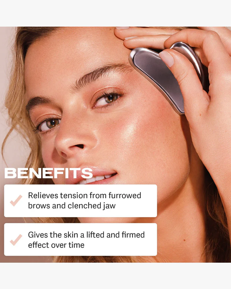 SACHEU Stainless Steel Facial Gua Sha - Image 3