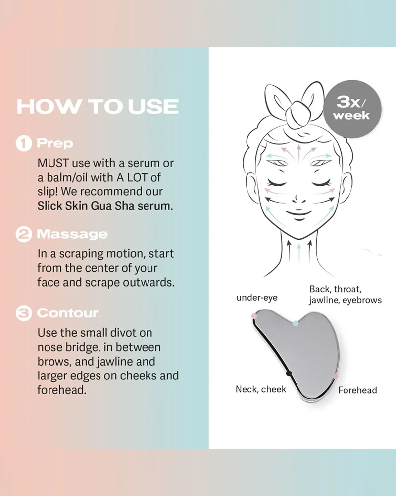 SACHEU Stainless Steel Facial Gua Sha - Image 7