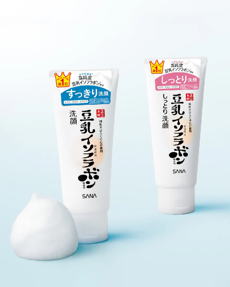 SANA Nameraka Soy Milk Moisture Cleansing Face Wash - Image 3