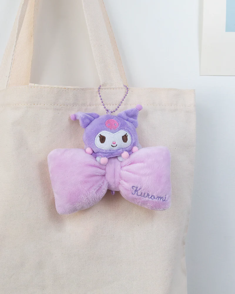 Sanrio® Bowtie Plush Charm Keyring - Image 4