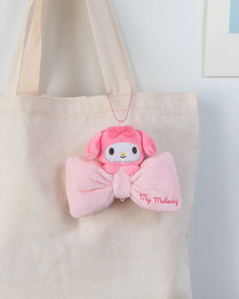 Sanrio® Bowtie Plush Charm Keyring - Image 6