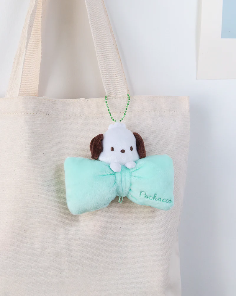 Sanrio® Bowtie Plush Charm Keyring - Image 8