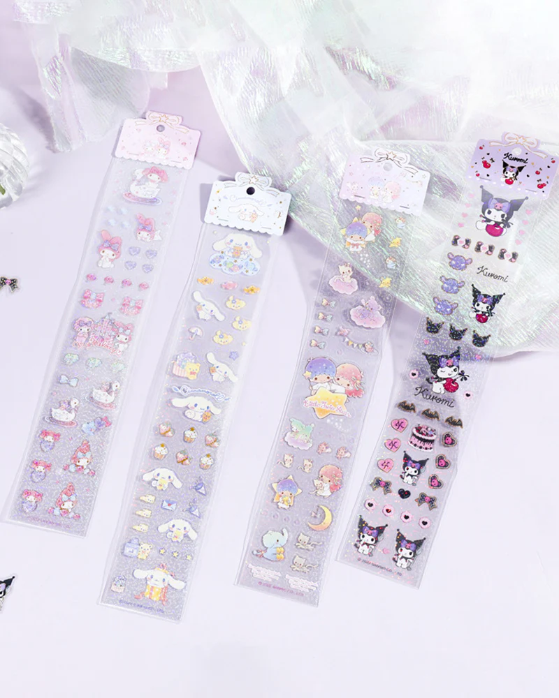 Sanrio® Characters Wonderful Time Glitter Sticker Sheet