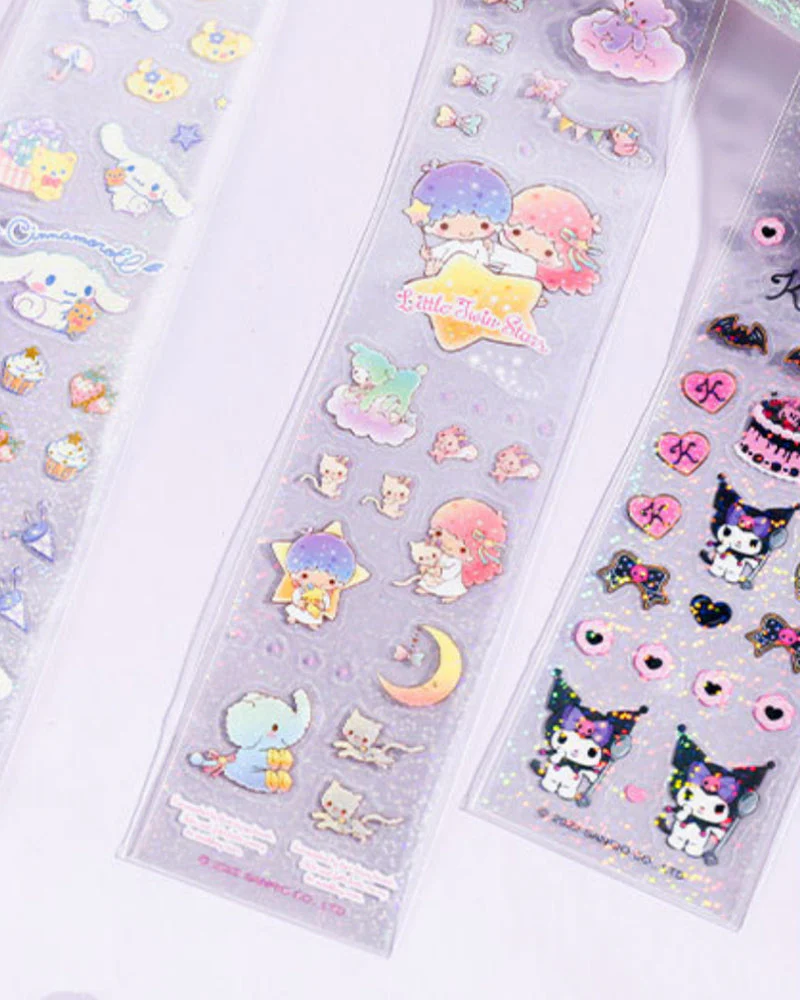Sanrio® Characters Wonderful Time Glitter Sticker Sheet - Image 4