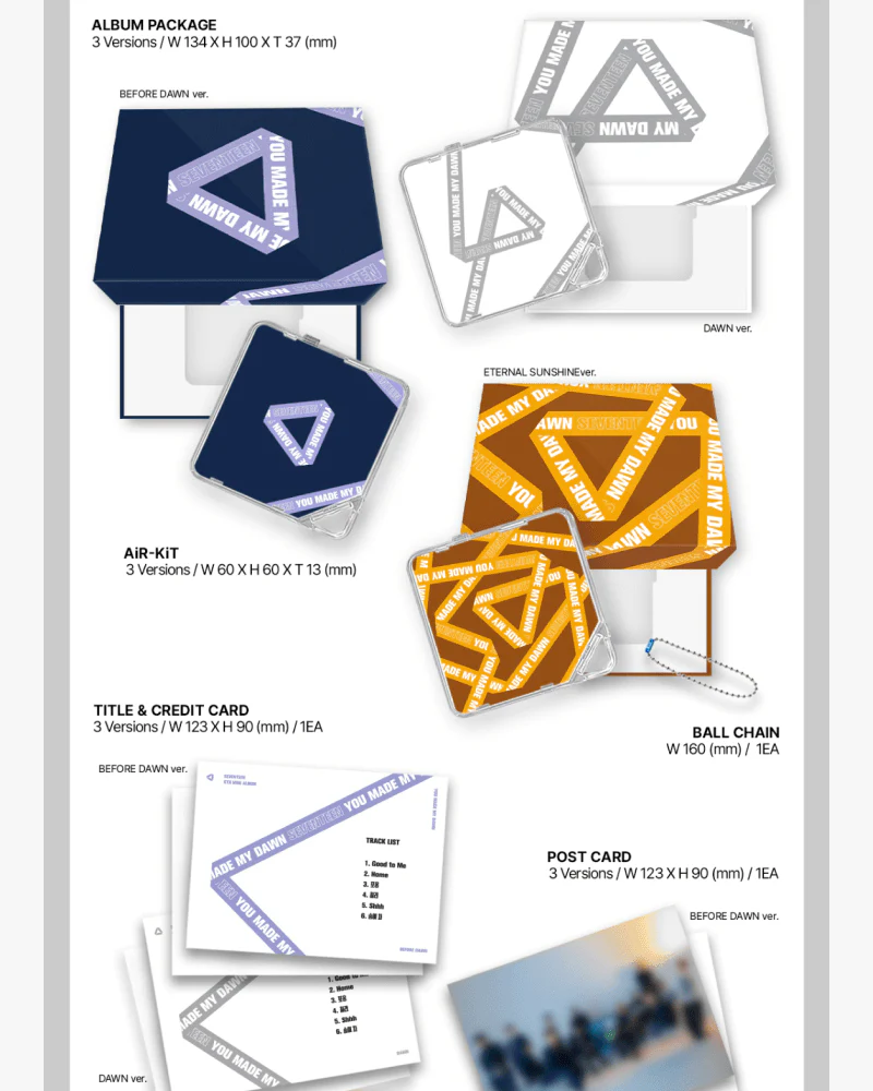 SEVENTEEN - 6TH MINI ALBUM [YOU MADE MY DAWN] (KiT Ver.) (3 Versions) - Image 2