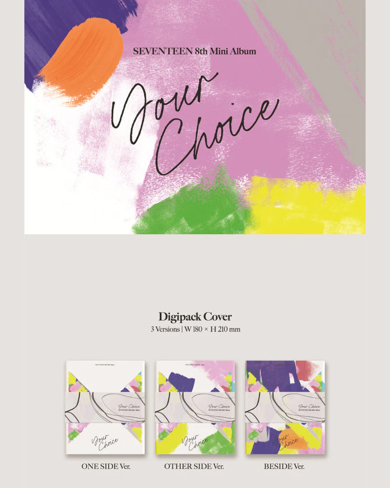 SEVENTEEN - 8th MINI ALBUM `YOUR CHOICE` - Image 2