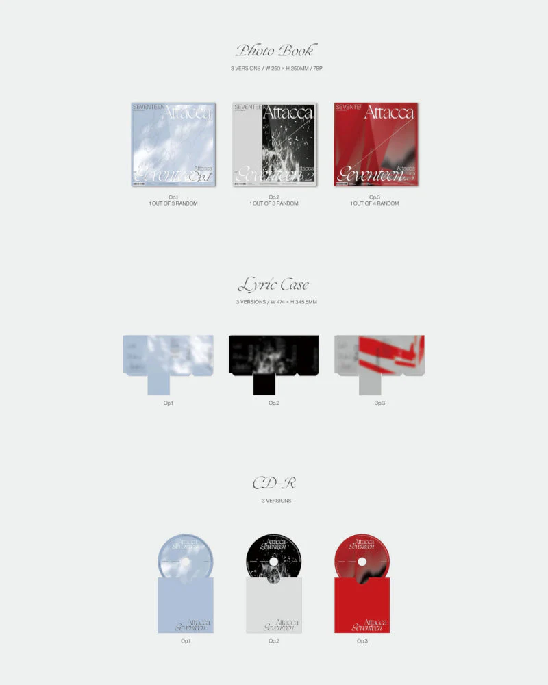 SEVENTEEN - 9TH MINI ALBUM 'ATTACCA' (3 Versions) - Image 2