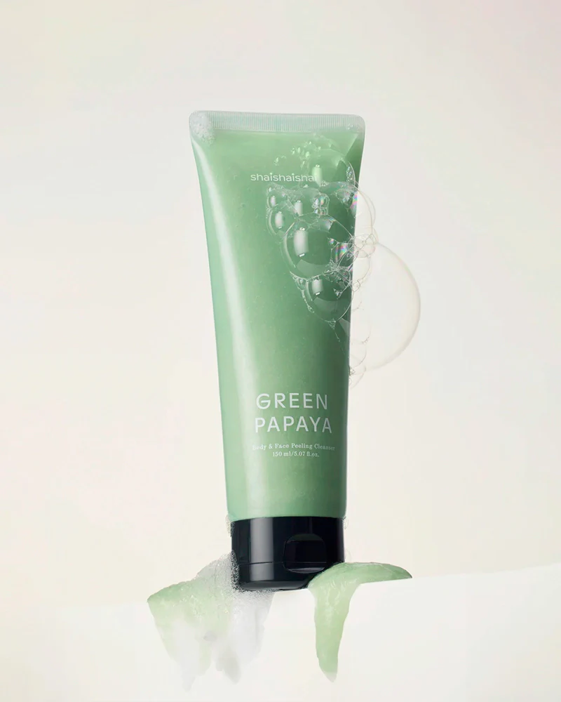 shaishaishai Green Papaya Body & Face Peeling Cleanser 150ml - Image 2