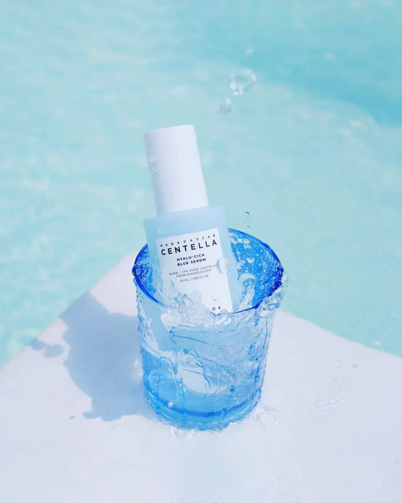 SKIN1004 Madagascar Centella Hyalu-Cica Blue Serum - Image 4