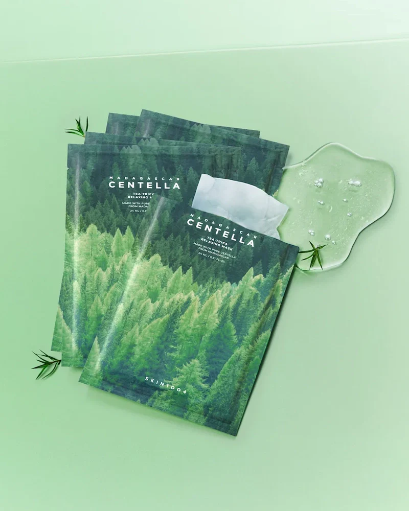 SKIN1004 Madagascar Centella Tea-Trica Relaxing Mask - Image 4