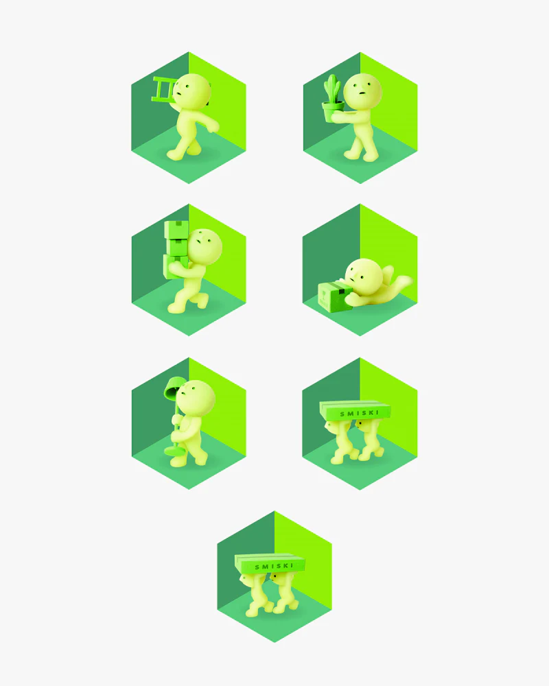 Smiski® Moving Series Blind Box - Image 4