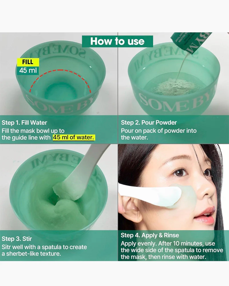 SOME BY MI Spirulina PDRN Soothing Sherbet Mask Set - Image 6
