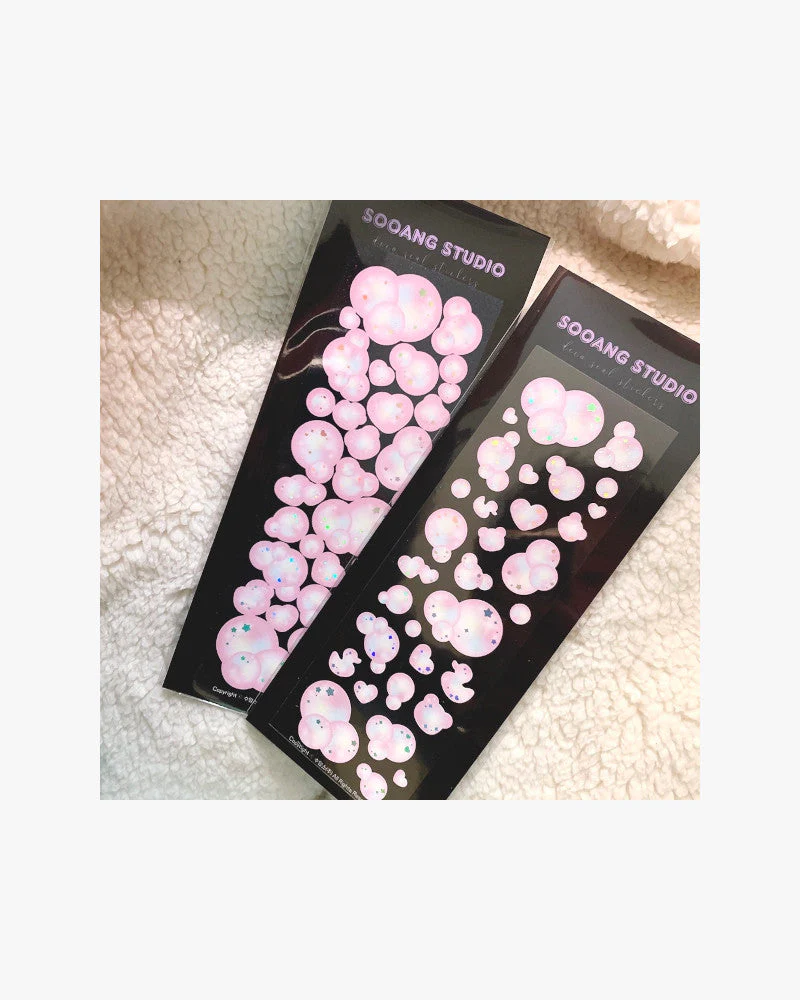 SOOANG STUDIO Bubble Bomb Sticker Sheet (3 Colours) - Image 4