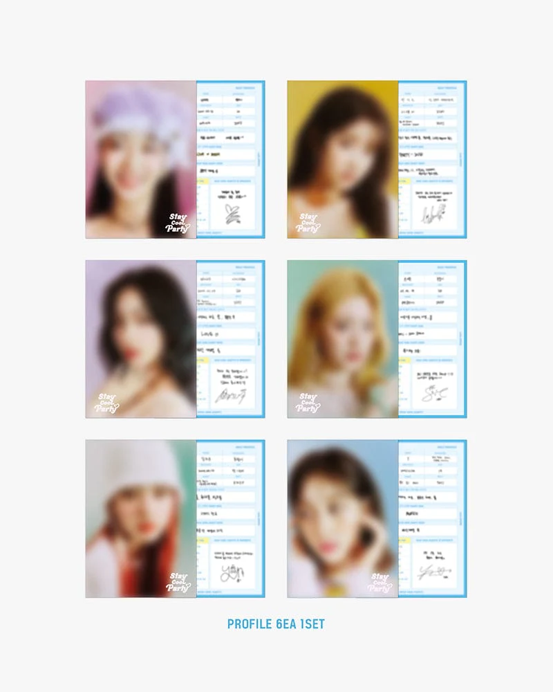 STAYC Stay Cool Party Profile & ID Card Set - Image 2