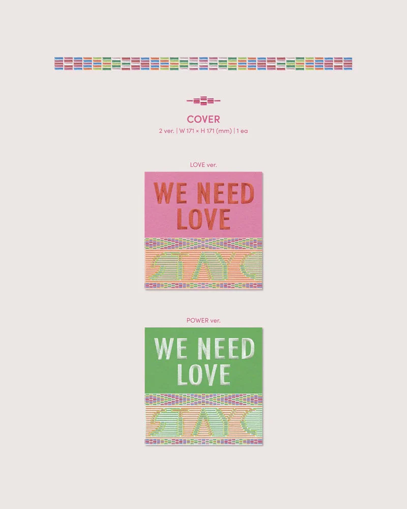 STAYC - WE NEED LOVE (3rd Single Album) (2 VERSIONS) - Image 2