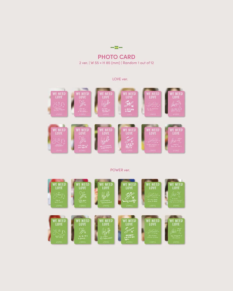 STAYC - WE NEED LOVE (3rd Single Album) (2 VERSIONS) - Image 6