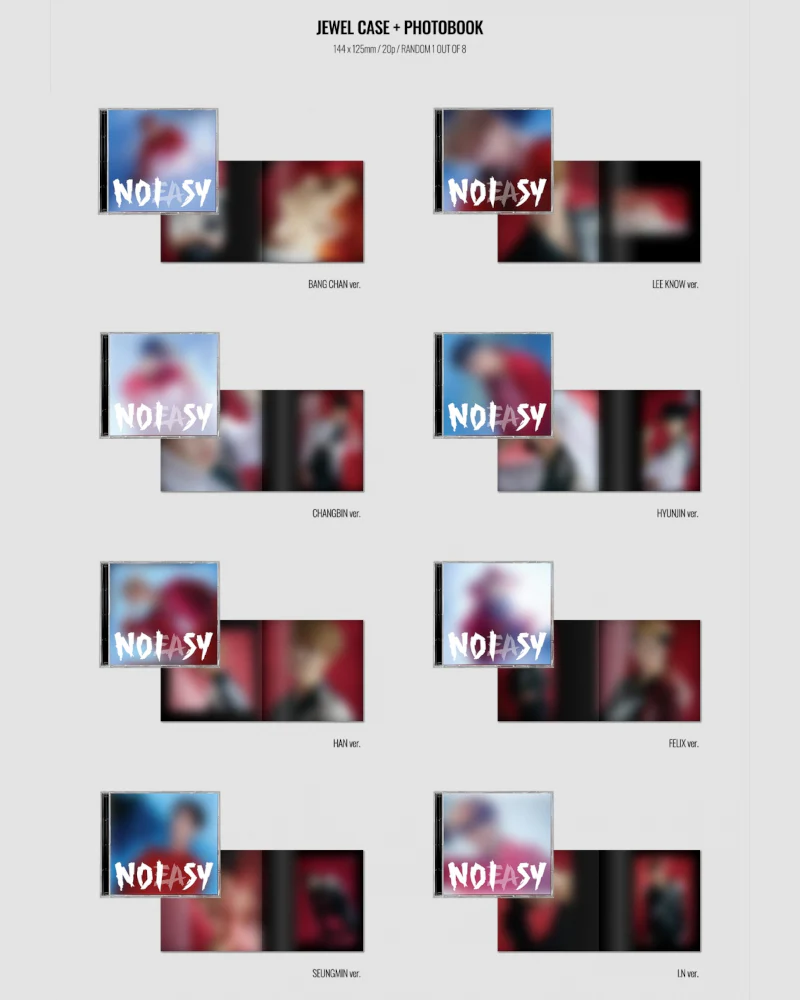 STRAY KIDS - 2nd Album [NOEASY] (JEWEL CASE VER.) - Image 2