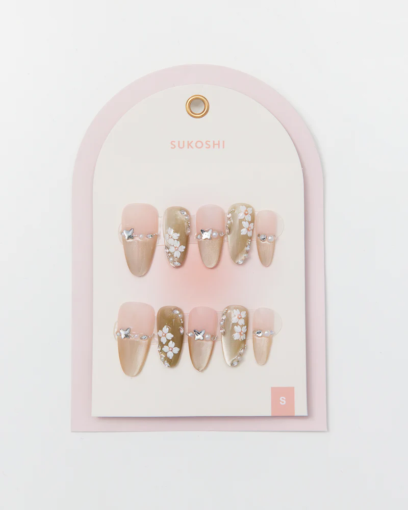 SUKOSHI Handmade Press-On Nails Afternoon Tea - Image 2