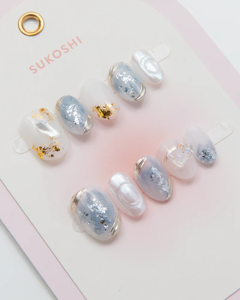 SUKOSHI Handmade Press-On Nails Fairy Dust