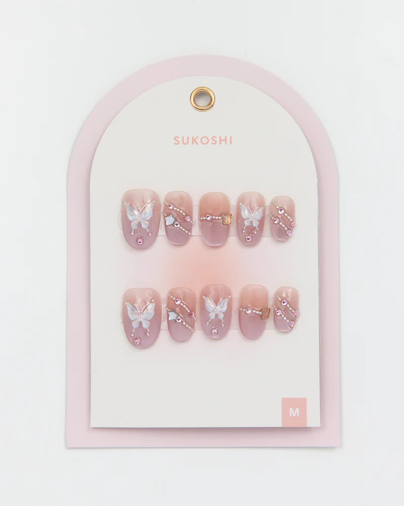 SUKOSHI Handmade Press-On Nails Fairy Wings - Image 2