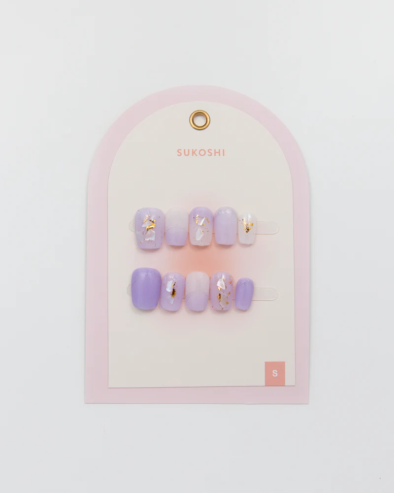 SUKOSHI Handmade Press-On Nails Lavender Haze - Image 2