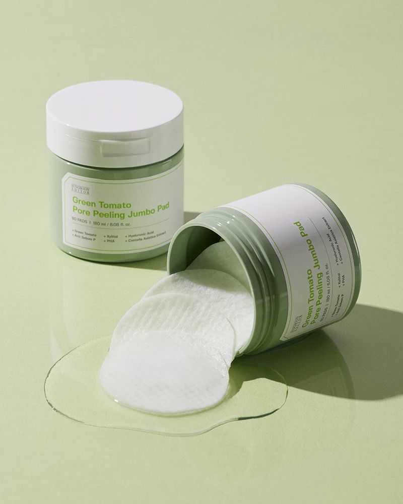 Sungboon Editor Green Tomato Pore Peeling Jumbo Pad (60ea) - Image 3