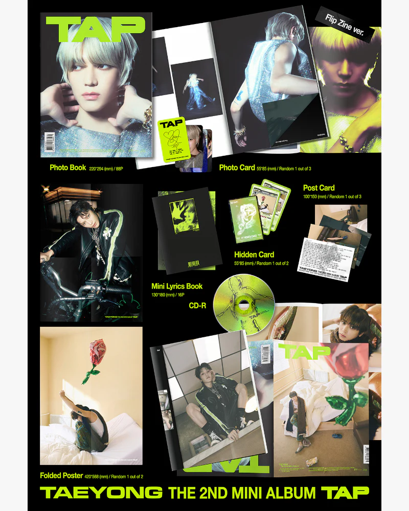 TAEYONG (NCT) - 2ND MINI ALBUM [TAP] (Flip Zine Ver.) - Image 2
