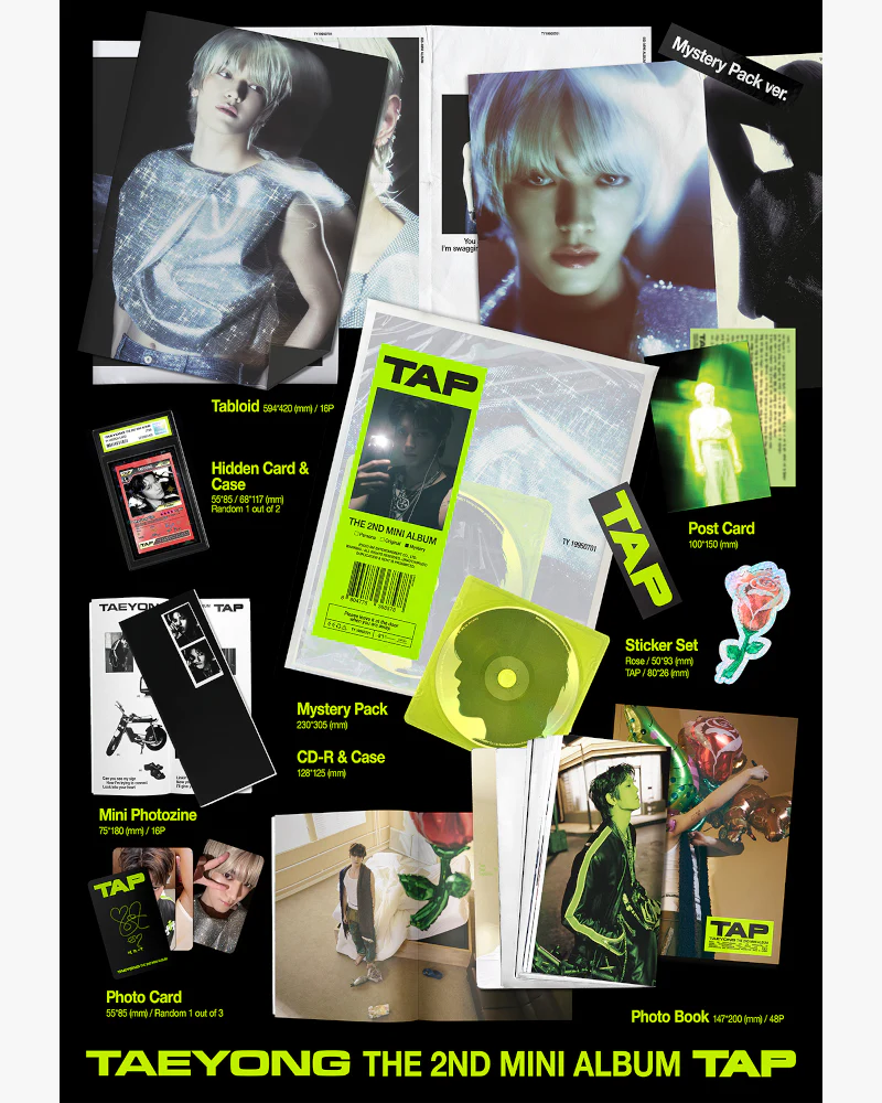 TAEYONG (NCT) - 2ND MINI ALBUM [TAP] (Mystery Pack Ver.) - Image 2