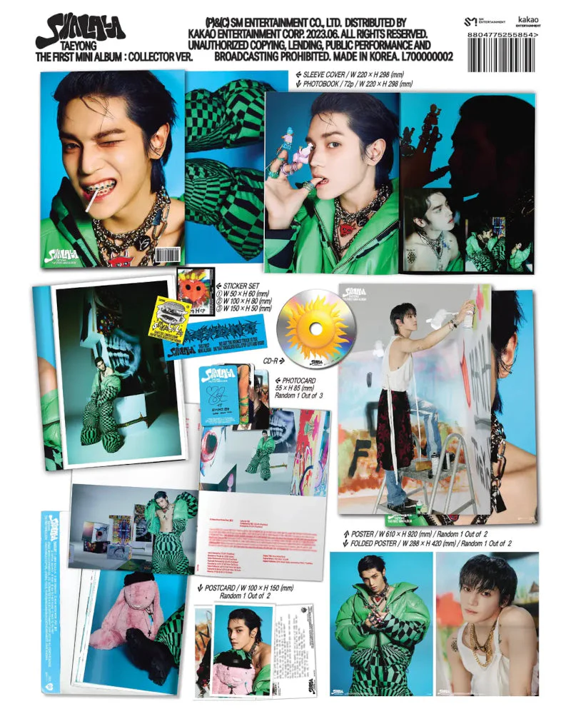 TAEYONG (NCT) - 1st Mini Album [SHALALA] Collector Ver. - Image 2