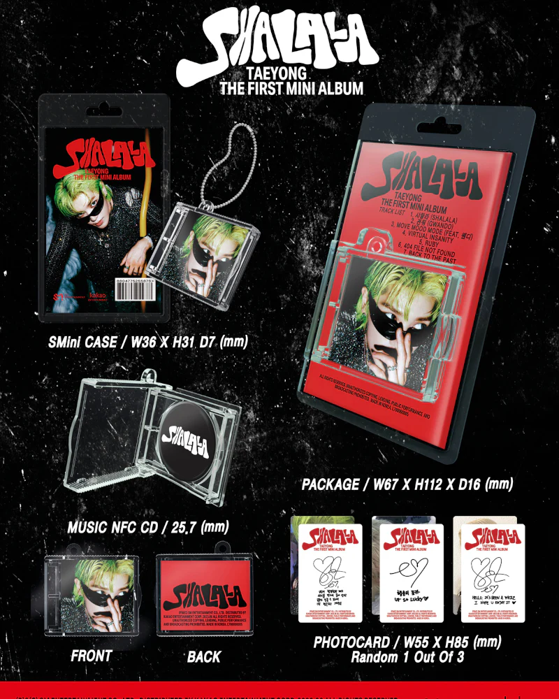 TAEYONG (NCT) - 1st Mini Album [SHALALA] SMini Ver. - Image 2