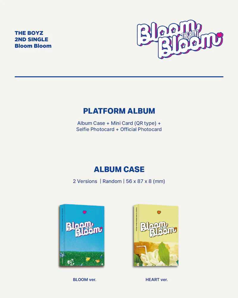 THE BOYZ - 2nd Single [Bloom Bloom] Platform Ver. (2 Versions) - Image 2