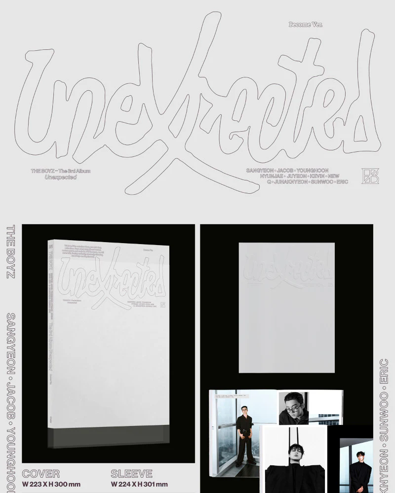 THE BOYZ - The 3rd Album 'Unexpected' (Photobook Ver.) (3 Versions) - Image 2