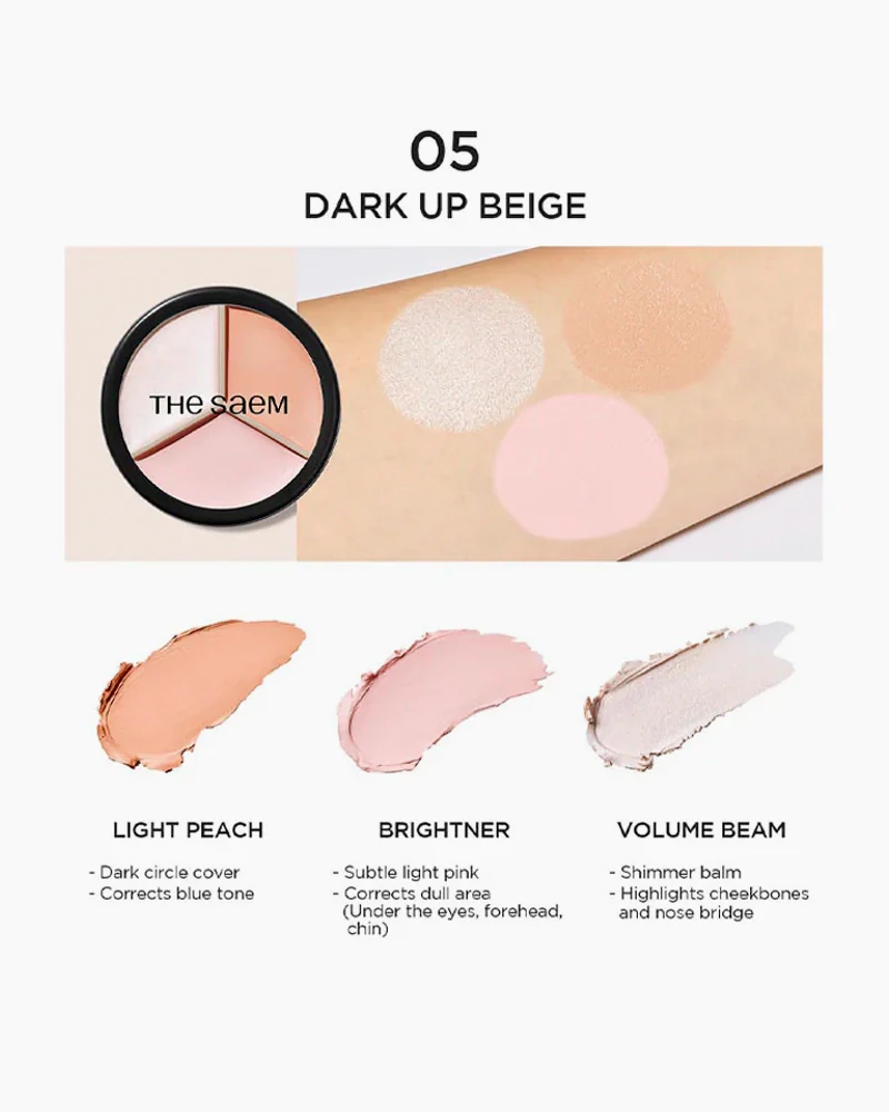 the SAEM Cover Perfection Triple Pot Concealer - Image 14