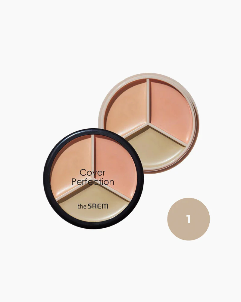 the SAEM Cover Perfection Triple Pot Concealer - Image 5