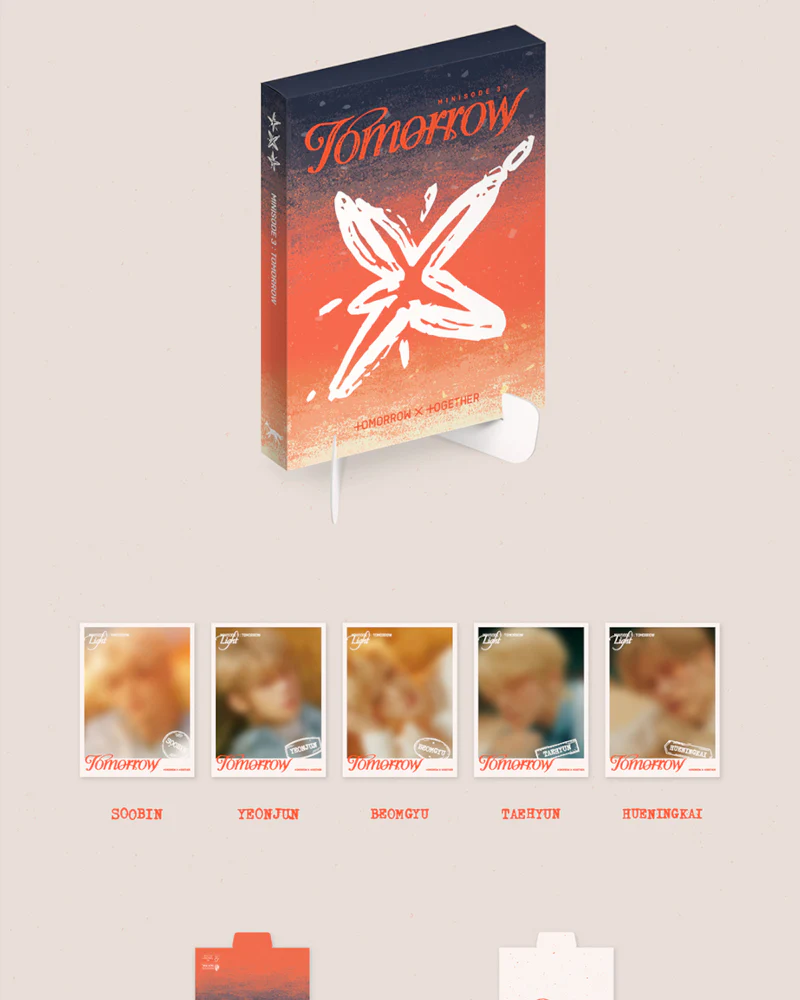 TOMORROW X TOGETHER (TXT) - 6TH MINI ALBUM [minisode 3: TOMORROW] (Light Ver.) (Random Ver.) - Image 3