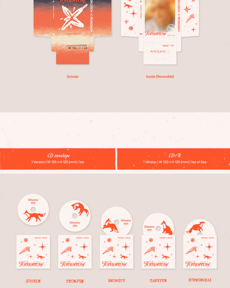 TOMORROW X TOGETHER (TXT) - 6TH MINI ALBUM [minisode 3: TOMORROW] (Light Ver.) (Random Ver.) - Image 4