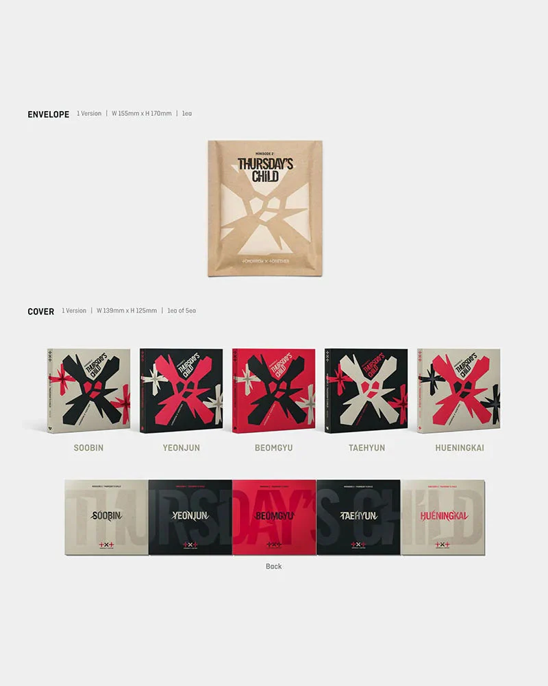 TOMORROW X TOGETHER (TXT) - 4th Mini Album [MINISODE 2: THURSDAY'S CHILD] (TEAR VER.) (Random Ver.) - Image 2