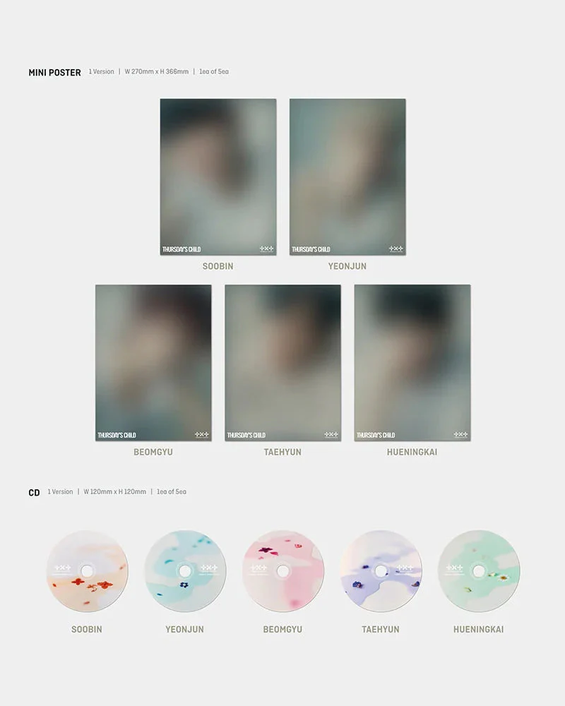 TOMORROW X TOGETHER (TXT) - 4th Mini Album [MINISODE 2: THURSDAY'S CHILD] (TEAR VER.) (Random Ver.) - Image 5