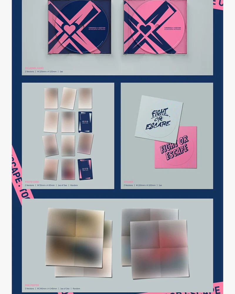 TOMORROW X TOGETHER (TXT) - THE CHAOS CHAPTER: FIGHT OR ESCAPE (TOGETHER ver.) (2 Versions) - Image 3
