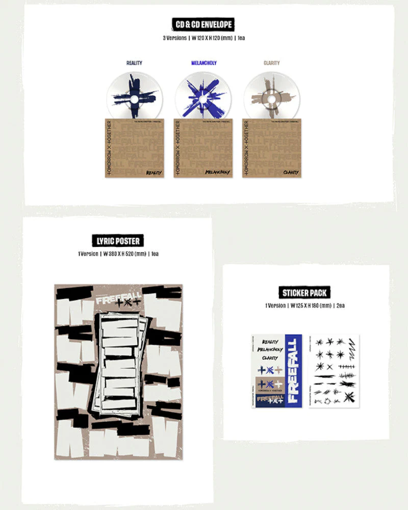 TOMORROW X TOGETHER (TXT) - THE NAME CHAPTER: FREEFALL (3 Versions) - Image 4