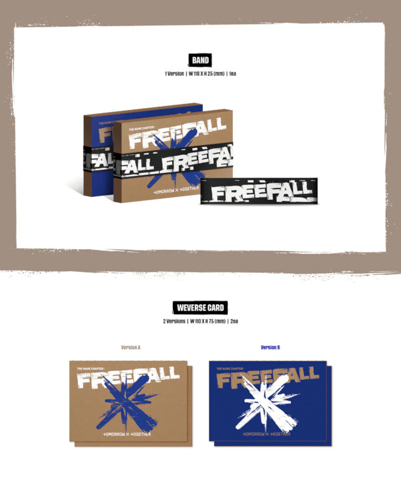 TOMORROW X TOGETHER (TXT) - THE NAME CHAPTER: FREEFALL (WEVERSE ALBUMS VER. - 2 Versions) - Image 2