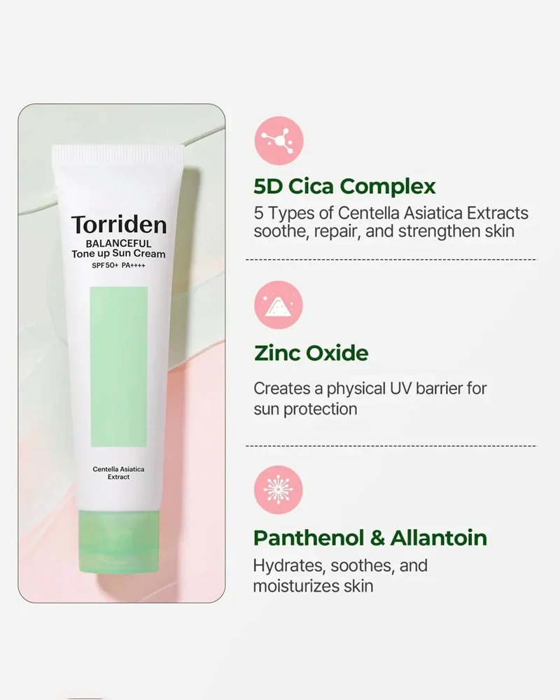 Torriden Balanceful Tone-up Sun Cream - Image 6