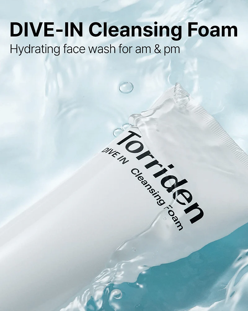 Torriden DIVE-IN Low Molecular Hyaluronic Acid Cleansing Foam - Image 4