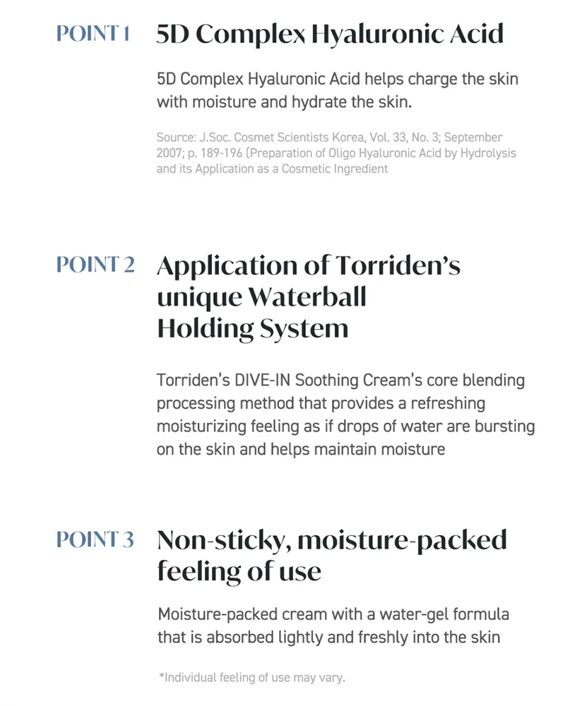 Torriden DIVE-IN Soothing Cream 100mL - Image 4