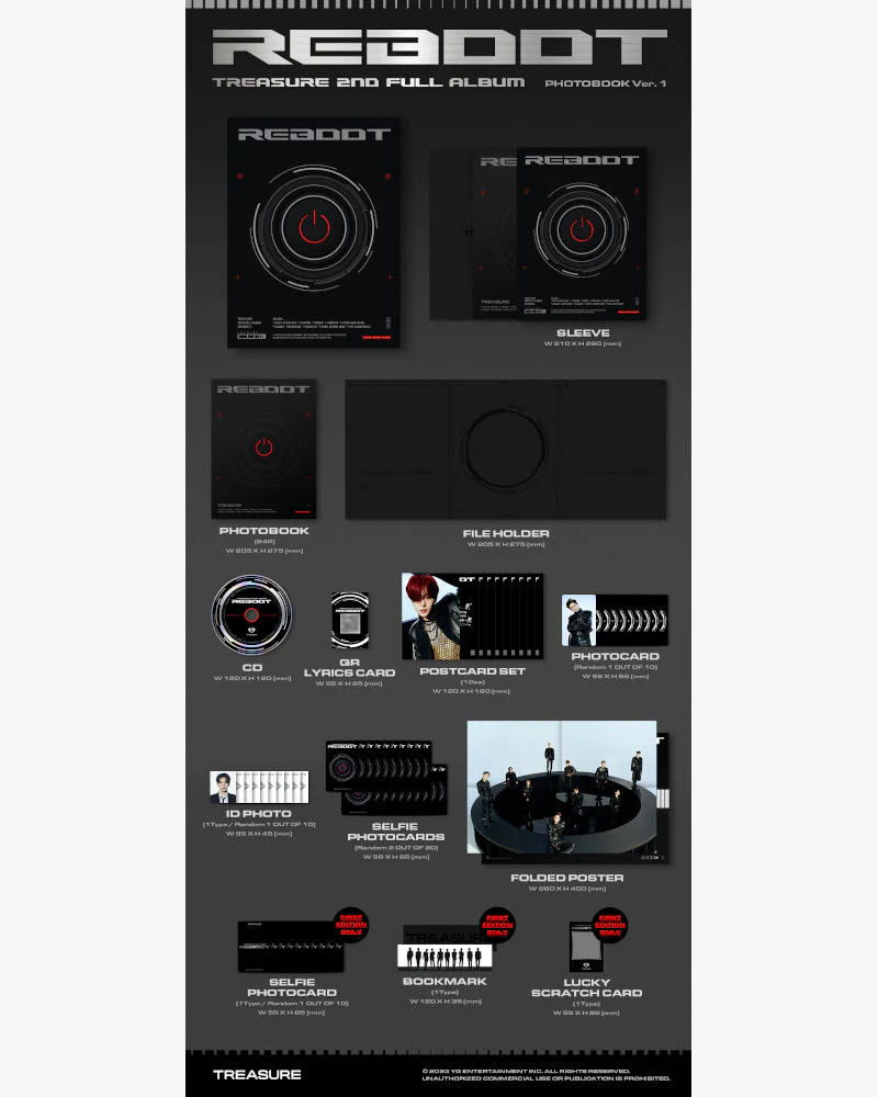 TREASURE - 2ND FULL ALBUM [REBOOT] (Photobook Ver.) (3 Versions) - Image 2