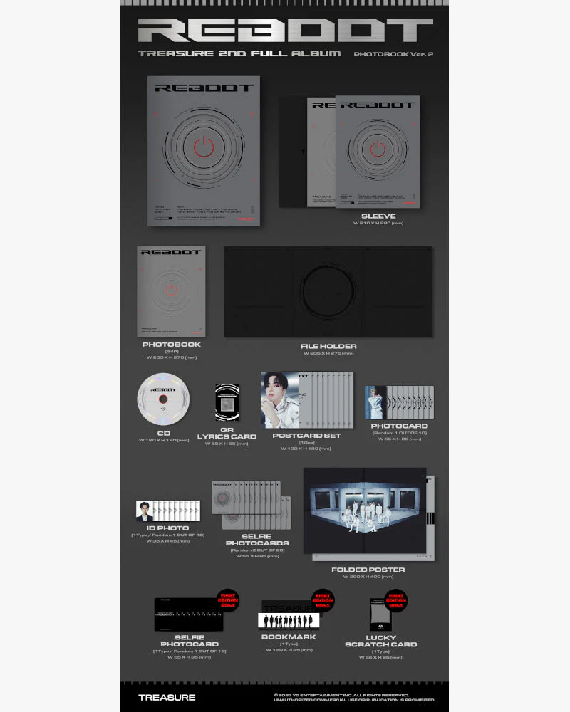 TREASURE - 2ND FULL ALBUM [REBOOT] (Photobook Ver.) (3 Versions) - Image 3