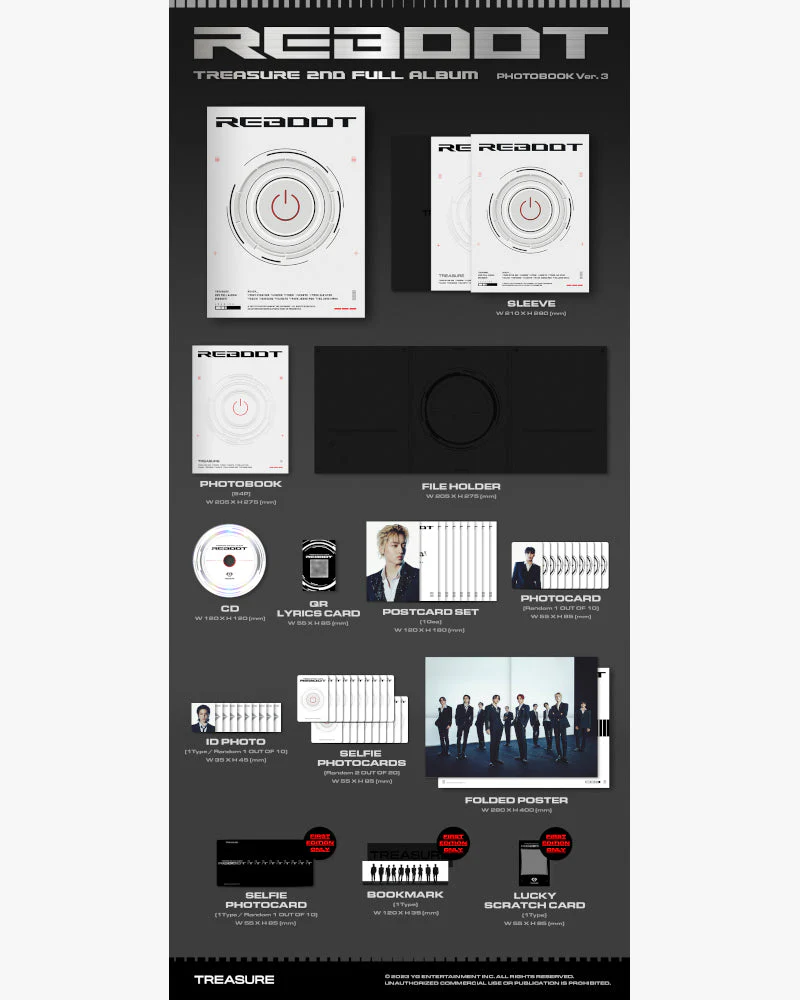 TREASURE - 2ND FULL ALBUM [REBOOT] (Photobook Ver.) (3 Versions) - Image 4